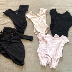 8 Little girl dance leotards. Size 4/5 . Great condition!